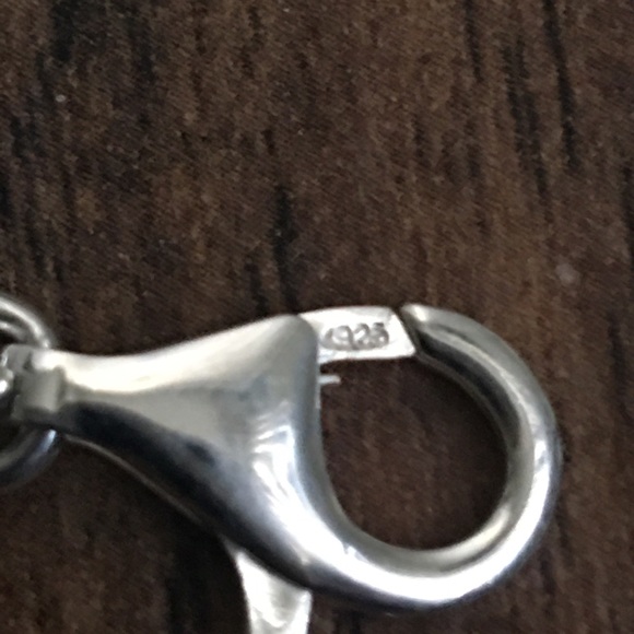 Sterling Silver Etched Circular Disk Bracelet - Picture 3 of 4